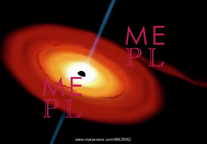 : Artist's depiction of a black hole : Artist's depiction of a black hole