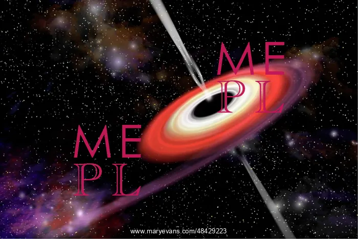 : Artist's depiction of a black hole : Artist's depiction of a black hole