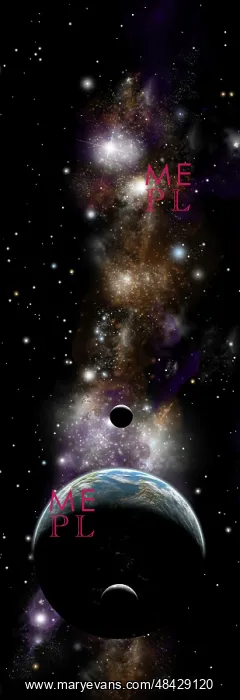 : Artist's depiction of an Earth-like planet with a pair of ? : Artist's depiction of an Earth-like planet with a pair of ?
