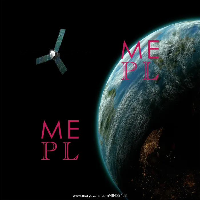 : Artist's depiction of a satellite in orbit around an ? : Artist's depiction of a satellite in orbit around an ?