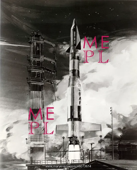: An artist's impression of Dyna Soar during launch : An artist's impression of Dyna Soar during launch
