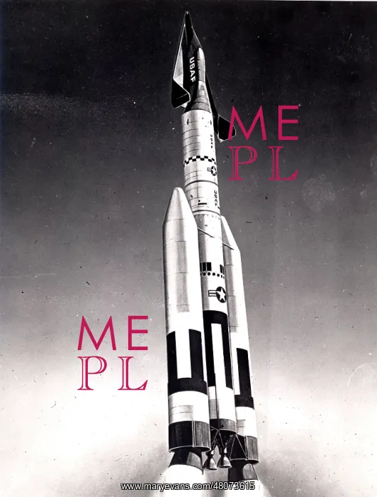 : An artist's impression of Dyna Soar during launch : An artist's impression of Dyna Soar during launch