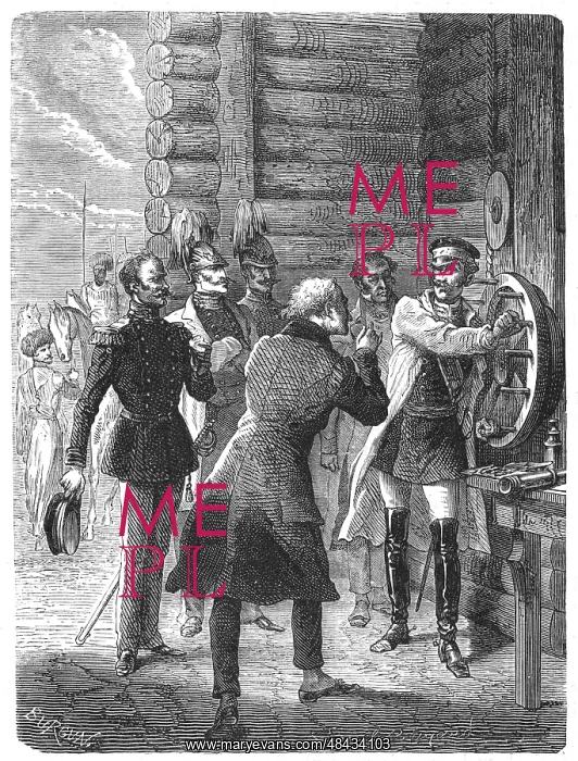 : Artist's reconstruction of the scene when Tsar : Artist's reconstruction of the scene when Tsar
