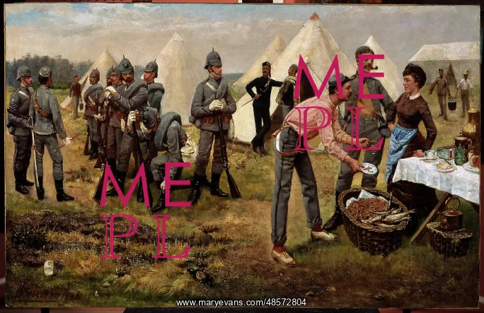 : The Artists Rifles in Camp, 1884 : The Artists Rifles in Camp, 1884