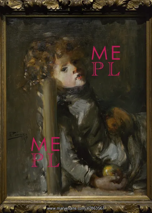 : The Artist's Son, Ignacio, Seated. Portrait by : The Artist's Son, Ignacio, Seated. Portrait by