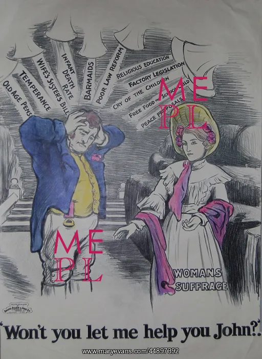 : Artist's Suffrage League Poster : Artist's Suffrage League Poster