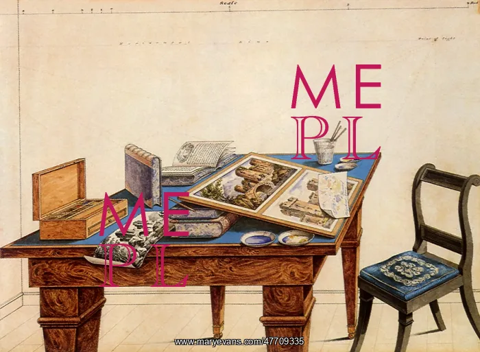 : Artist's Table : Artist's Table