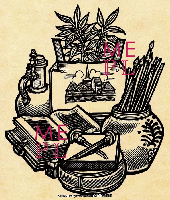  : Artist's utensils