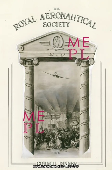 : Artwork for a Council dinner - RAeS : Artwork for a Council dinner - RAeS