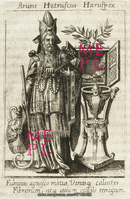 : ARUNS, a noted haruspex or augur of Etruria