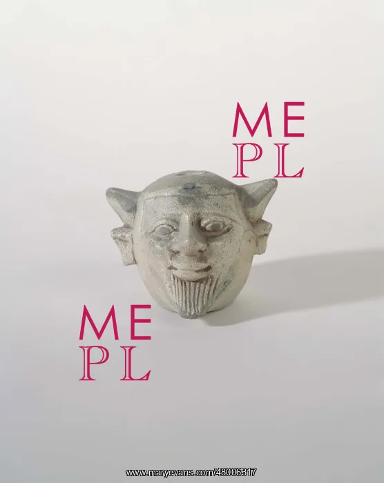 : Aryballos with Achelous features : Aryballos with Achelous features