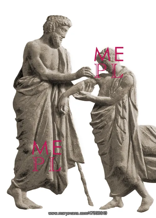 : Ascelpius Tending Ancient Greek Patient : Ascelpius Tending Ancient Greek Patient