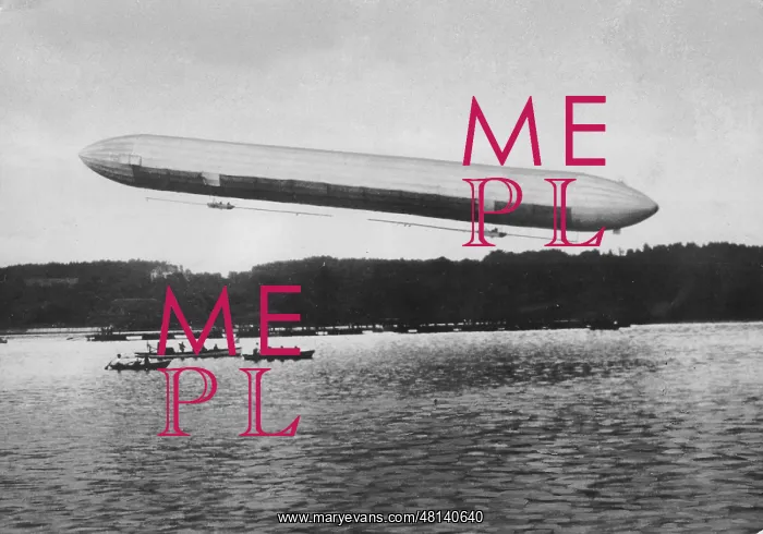 : Ascent of the first Zeppelin airship LZ 1, 1900 : Ascent of the first Zeppelin airship LZ 1, 1900