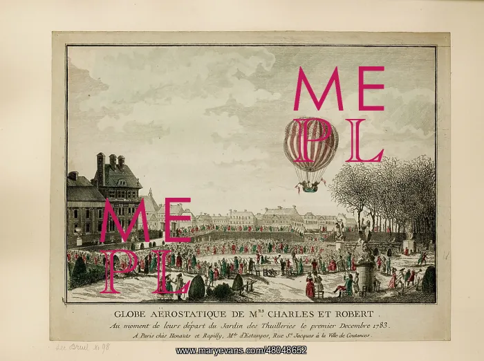 : Ascent from the Tuilleries Garden of Charles and Robert : Ascent from the Tuilleries Garden of Charles and Robert