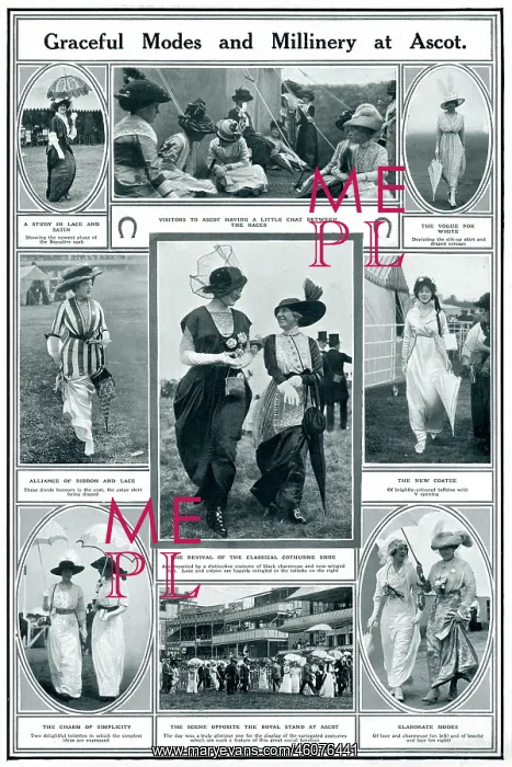 : Ascot Fashions 1913 : Ascot Fashions 1913