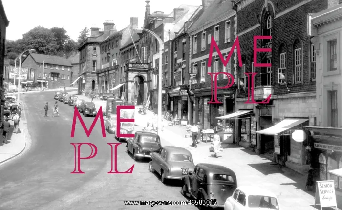  : Ashbourne, Market Place 1957