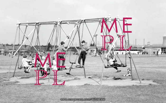 : Ashby, the Swings c1960 : Ashby, the Swings c1960
