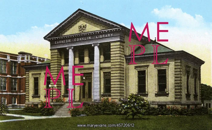 : Ashtabula, Ohio, USA - Carnegie Conklin Library : Ashtabula, Ohio, USA - Carnegie Conklin Library
