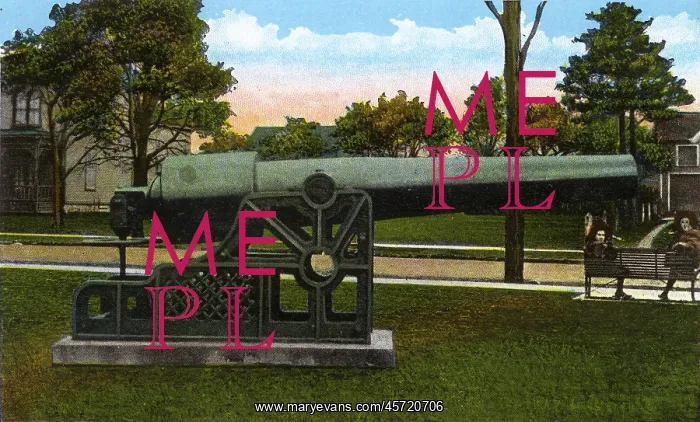 : Ashtabula, Ohio, USA - Flatiron Park - Old Cannon : Ashtabula, Ohio, USA - Flatiron Park - Old Cannon