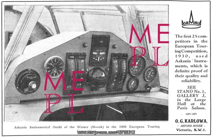 : Askania Aircraft Flight Instruments : Askania Aircraft Flight Instruments