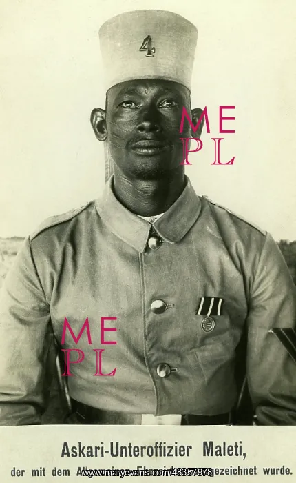: Askari Sergeant Maleti, 1916 : Askari Sergeant Maleti, 1916