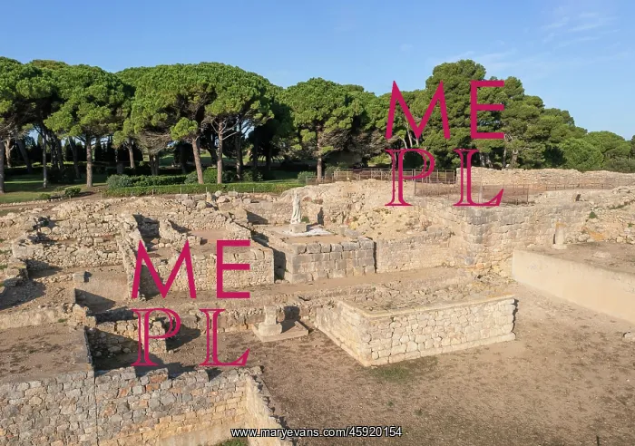 : Asklepieion, Empuries, Catalonia, Spain : Asklepieion, Empuries, Catalonia, Spain