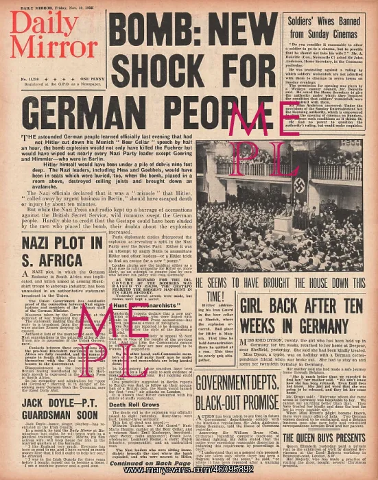 : Assassination attempt on Adolf Hitler : Assassination attempt on Adolf Hitler
