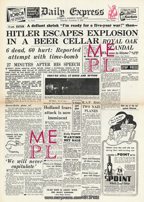 : Assassination attempt on Adolf Hitler : Assassination attempt on Adolf Hitler