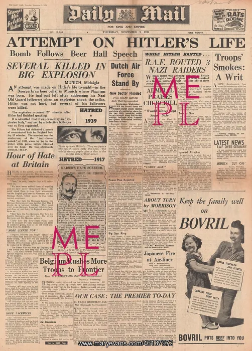 : Assassination attempt on Adolf Hitler : Assassination attempt on Adolf Hitler