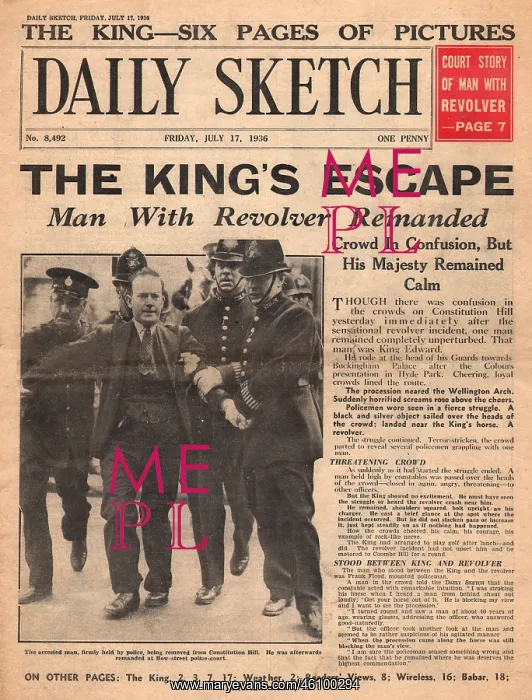 : Assassination attempt on King Edward VIII : Assassination attempt on King Edward VIII