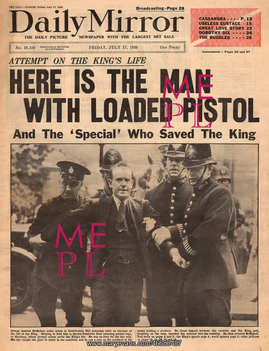 : Assassination attempt on King Edward VIII : Assassination attempt on King Edward VIII