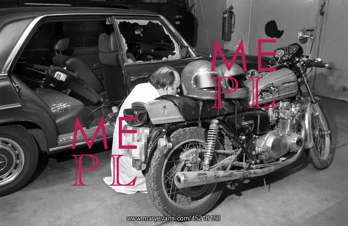  : Assassination of Buback -Motorcycle of the culprits