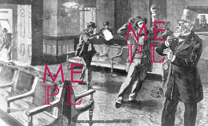 : Assassination of President Garfield by Guiteau : Assassination of President Garfield by Guiteau