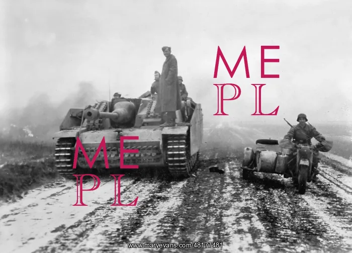 : An Assault Gun and a Krad Motorcycle at the Eastern Front, 1 : An Assault Gun and a Krad Motorcycle at the Eastern Front, 1