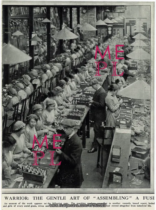 : Assembling fuses 1916 : Assembling fuses 1916