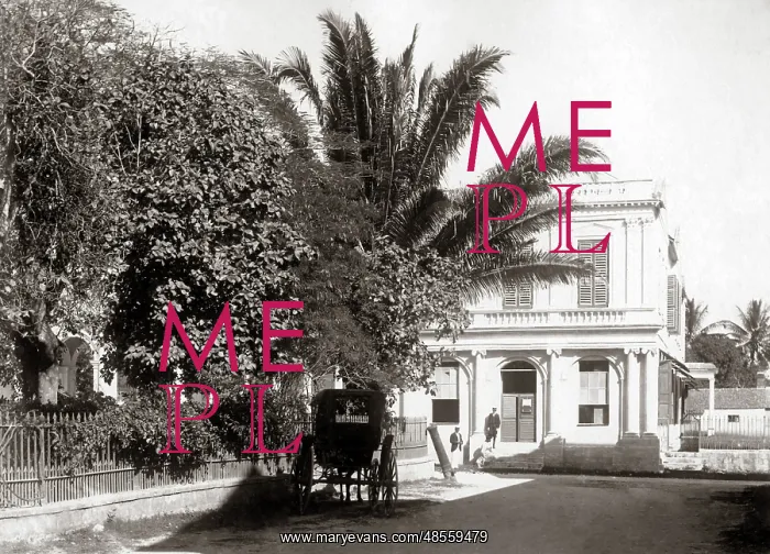 : The Assembly Buildings, Spanish Town, Jamaica, circa 1900 : The Assembly Buildings, Spanish Town, Jamaica, circa 1900