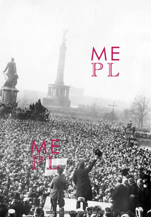 : Assembly at the Siegessaule - Victory Column in Berlin, 1933 : Assembly at the Siegessaule - Victory Column in Berlin, 1933