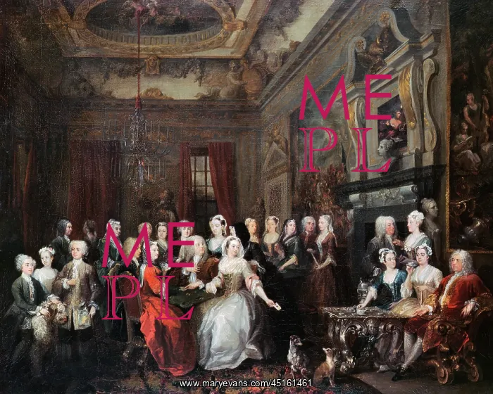 : Assembly at Wanstead House Painting by William : Assembly at Wanstead House Painting by William