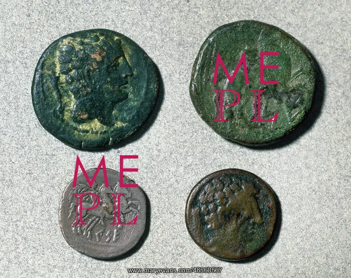 : Two Asses. Bronze. 1st century. Denarius. Silver. Semis, Bro : Two Asses. Bronze. 1st century. Denarius. Silver. Semis, Bro