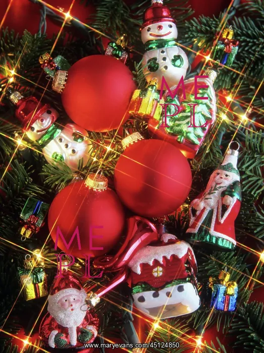 : Assorted Christmas Tree Ornaments : Assorted Christmas Tree Ornaments