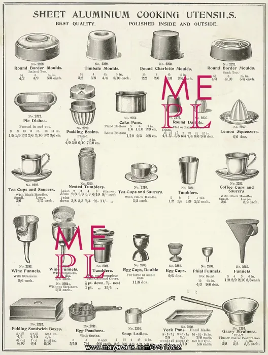 : An assortment of aluminium cooking utensils : An assortment of aluminium cooking utensils