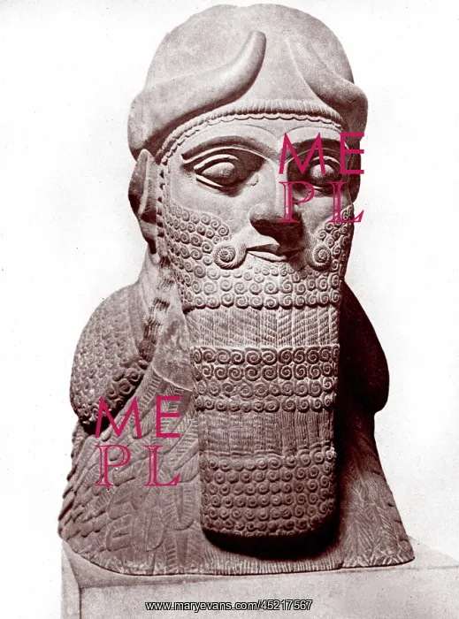  : Assyria, from the Temple of Nabu, the head ?