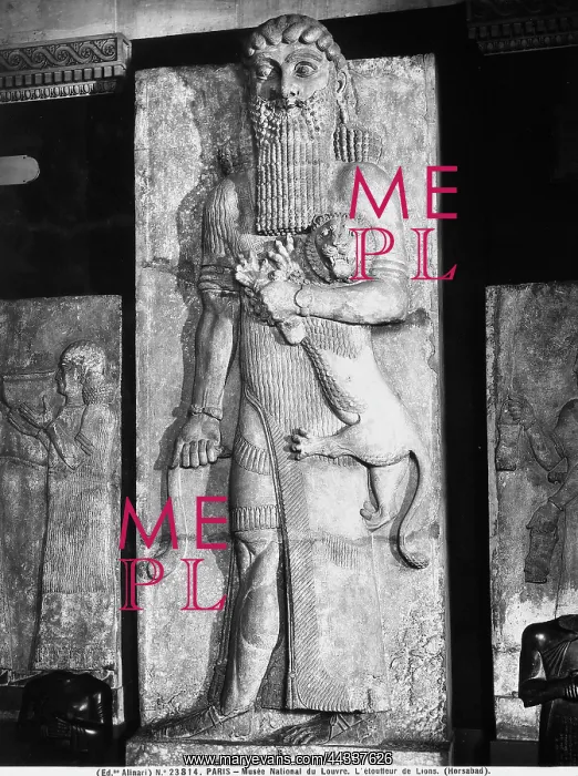 : Assyrian relief from the Palace : Assyrian relief from the Palace