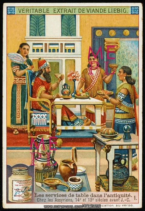  : ASSYRIANS AT TABLE