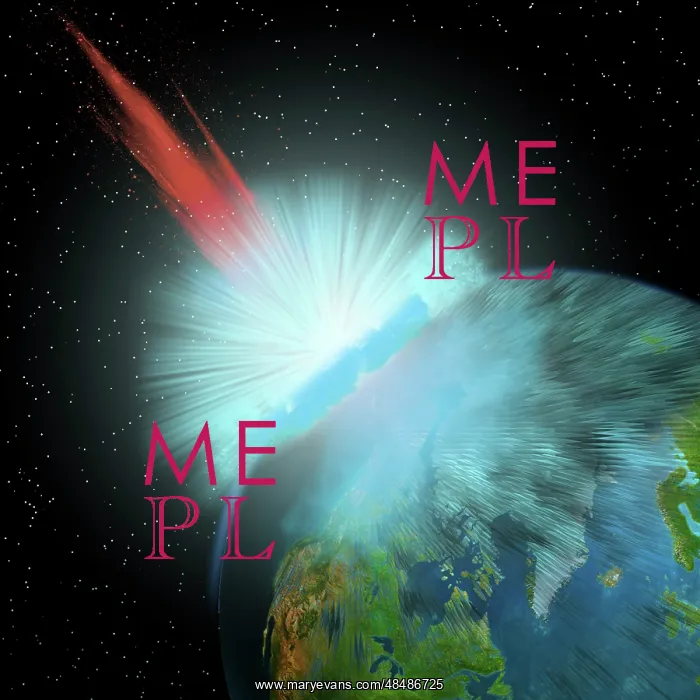 : An asteroid hits planet Earth near the North Pole : An asteroid hits planet Earth near the North Pole