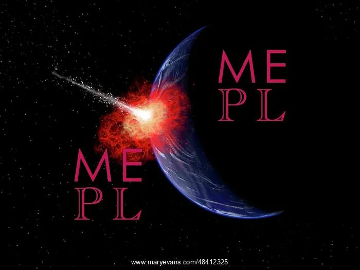 : An asteroid hitting planet Earth : An asteroid hitting planet Earth