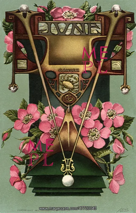  : Astrological representation of Cancer (June)