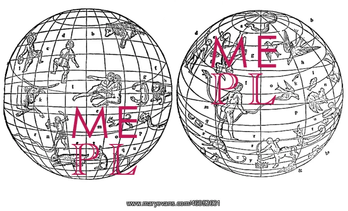 : astromomy, constellations, star chart, woodcut : astromomy, constellations, star chart, woodcut