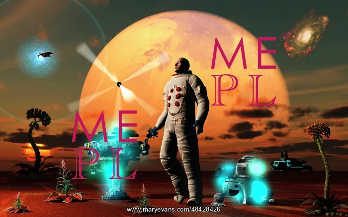: An astronaut discovers a world with an Earth type ? : An astronaut discovers a world with an Earth type ?