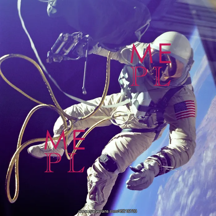 : Astronaut Edward White during his 23 minute ? : Astronaut Edward White during his 23 minute ?
